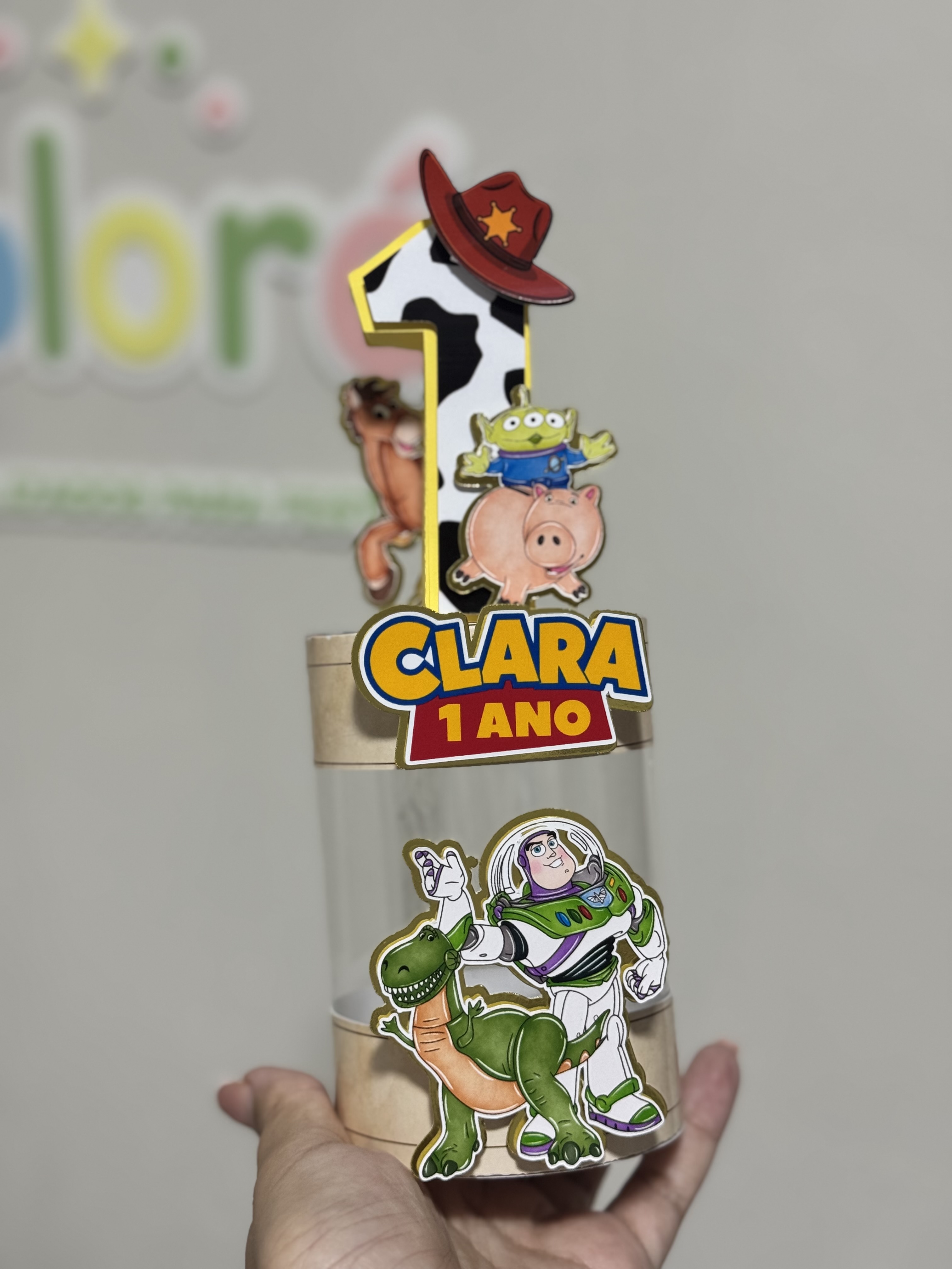 Caixa Acetato Numeral