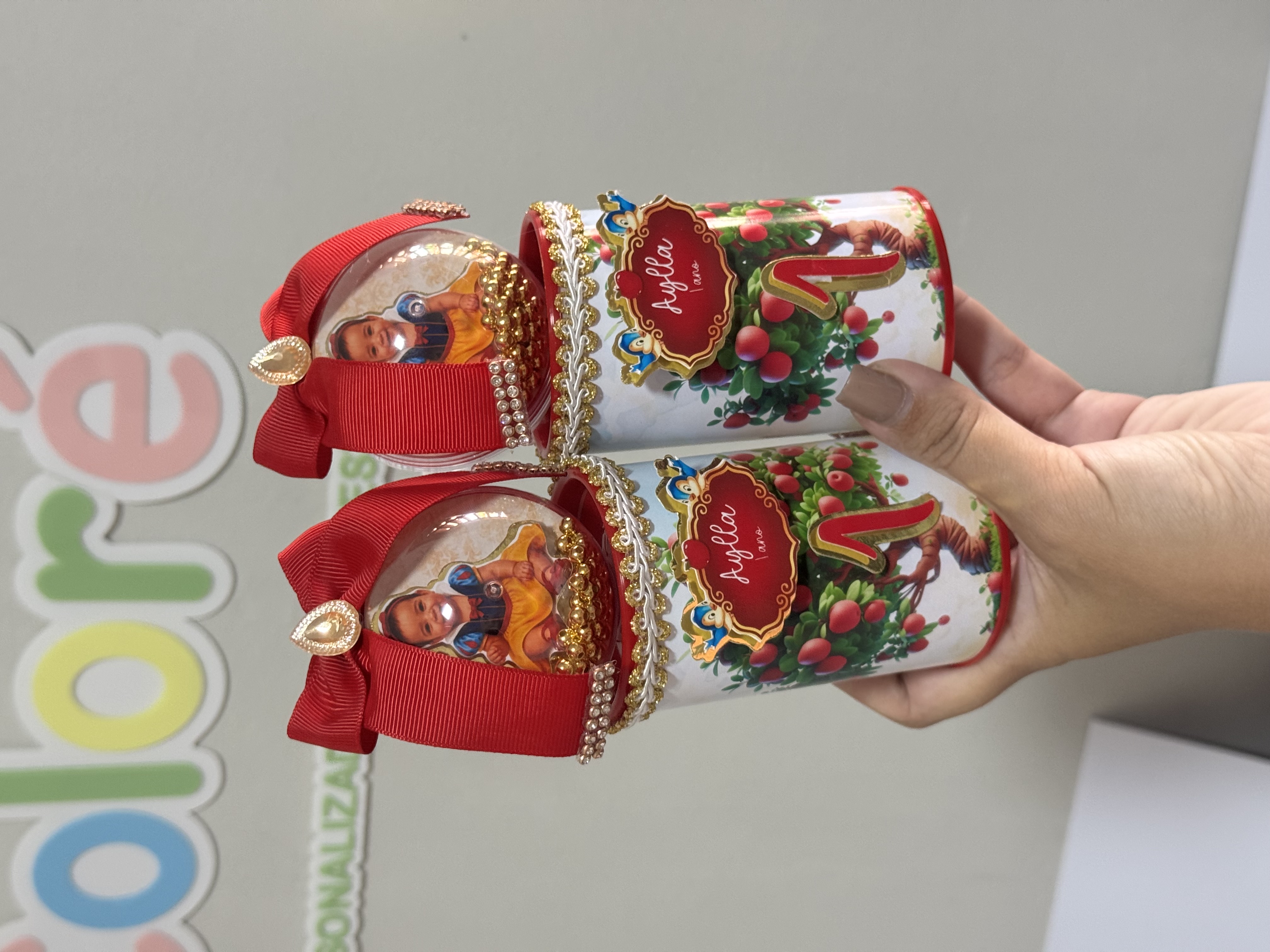 Cofrinho shaker Branca de neve Baby